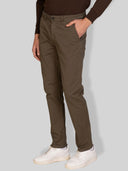 Pantalone chino uomo in gabardine di cotone