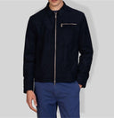 Giubbotto uomo effetto scamosciato con zip – regular fit