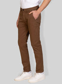 Pantalone chino uomo in gabardine di cotone