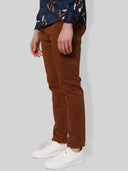 Pantalone chino uomo in gabardine di cotone