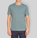 T-shirt uomo in cotone rasato a maglia