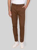 Pantalone chino uomo in gabardine di cotone