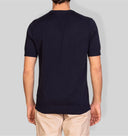 Maglia uomo mezza manica in cotone con lavorazione textured