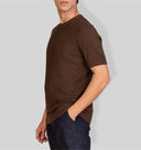 Maglia uomo mezza manica in cotone con lavorazione textured