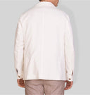 Giacca sahariana uomo lino e cotone