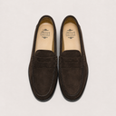 Mocassino sfoderato in pelle scamosciata testa di moro – Made in Italy | Antica Sartoria Napoletana