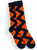 Calzini uomo con fantasia zig zag