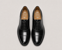 Scarpa Oxford uomo in vera pelle abrasivata con suola in cuoio - Made in Italy | Antica Sartoria Napoletana