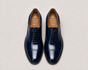 Scarpa Oxford uomo in vera pelle abrasivata con suola in cuoio - Made in Italy | Antica Sartoria Napoletana