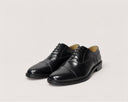 Scarpa Oxford uomo in vera pelle abrasivata con suola in cuoio - Made in Italy | Antica Sartoria Napoletana