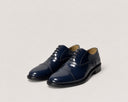 Scarpa Oxford uomo in vera pelle abrasivata con suola in cuoio - Made in Italy | Antica Sartoria Napoletana