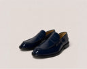 Mocassino uomo in pelle abrasivata con suola in cuoio – Made in Italy | Antica Sartoria Napoletana