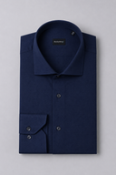 Camicia uomo Bagariny sartoriale in cotone Oxford stretch - slim fit