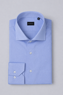 Camicia uomo Bagariny sartoriale in cotone Oxford stretch - slim fit