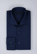 Camicia uomo Bagariny sartoriale in cotone popeline stretch - slim fit