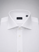 Camicia uomo Bagariny sartoriale in cotone fil a fil stretch – slim fit