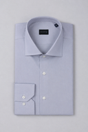 Camicia uomo Bagariny sartoriale in cotone fil a fil stretch – slim fit