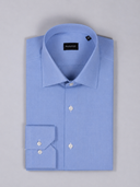Camicia uomo Bagariny sartoriale in cotone fil a fil – regular fit