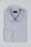 Camicia uomo Bagariny sartoriale in cotone twill stretch - slim fit