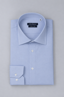 Camicia uomo Venturini sartoriale in cotone fil a fil - regular fit