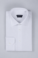 Camicia uomo Venturini sartoriale in cotone fil a fil - regular fit