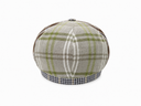 Coppola in puro lino con fantasia check