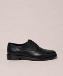 Scarpa classica stringata uomo Antica Sartoria Napoletana con puntale in pelle liscia nera