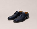 Scarpa classica stringata uomo Antica Sartoria Napoletana in pelle abrasivata blu