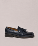 Mocassino classico uomo con nappine in pelle abrasivata - Made in Italy | Antica Sartoria Napoletana