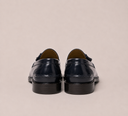 Mocassino classico uomo con nappine in pelle abrasivata - Made in Italy | Antica Sartoria Napoletana