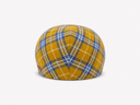 Coppola in lino e cotone con fantasia check