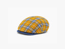 Coppola in lino e cotone con fantasia check