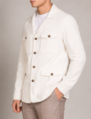 Giacca sahariana uomo in lino e cotone – regular fit