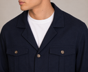Giacca sahariana uomo in lino e cotone – regular fit