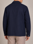 Giacca sahariana uomo in lino e cotone – regular fit