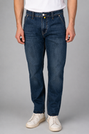 Jeans uomo 5 tasche in denim leggero