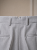 Pantalone sartoriale uomo con pinces in fresco lana drop 6 - regular fit