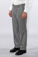 Pantalone sartoriale uomo in flanella di lana drop 6 - regular fit