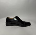 Scarpa Oxford uomo in vera pelle abrasivata con suola in cuoio - Antica Sartoria Napoletana