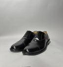 Scarpa Oxford uomo in vera pelle abrasivata con suola in cuoio - Antica Sartoria Napoletana