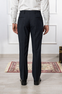 Pantalone sartoriale uomo in fresco lana Tasmania con pinces drop 4 - regular fit