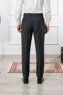 Pantalone sartoriale uomo in fresco lana Tasmania con pinces drop 4 - regular fit