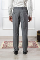 Pantalone sartoriale uomo in fresco lana Tasmania con pinces drop 4 - regular fit