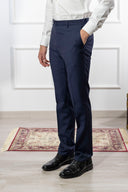 Pantalone sartoriale uomo in fresco lana Super 100’s Angelico drop 6 - regular fit