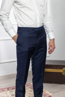 Pantalone sartoriale uomo in fresco lana Super 100’s Angelico drop 6 - regular fit