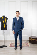 Abito doppiopetto uomo sartoriale in lana tropical wall street- regular fit | Made in Italy