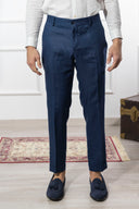 Pantalone sartoriale uomo in puro lino drop 6 - regular fit