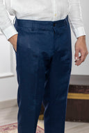 Pantalone sartoriale uomo in puro lino drop 6 - regular fit