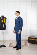 Abito doppiopetto uomo sartoriale drop 6 in lana tropical wall street - regular fit | Made in Italy