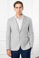 Giacca uomo sartoriale 2 bottoni in lino e cotone sfoderata – slim fit